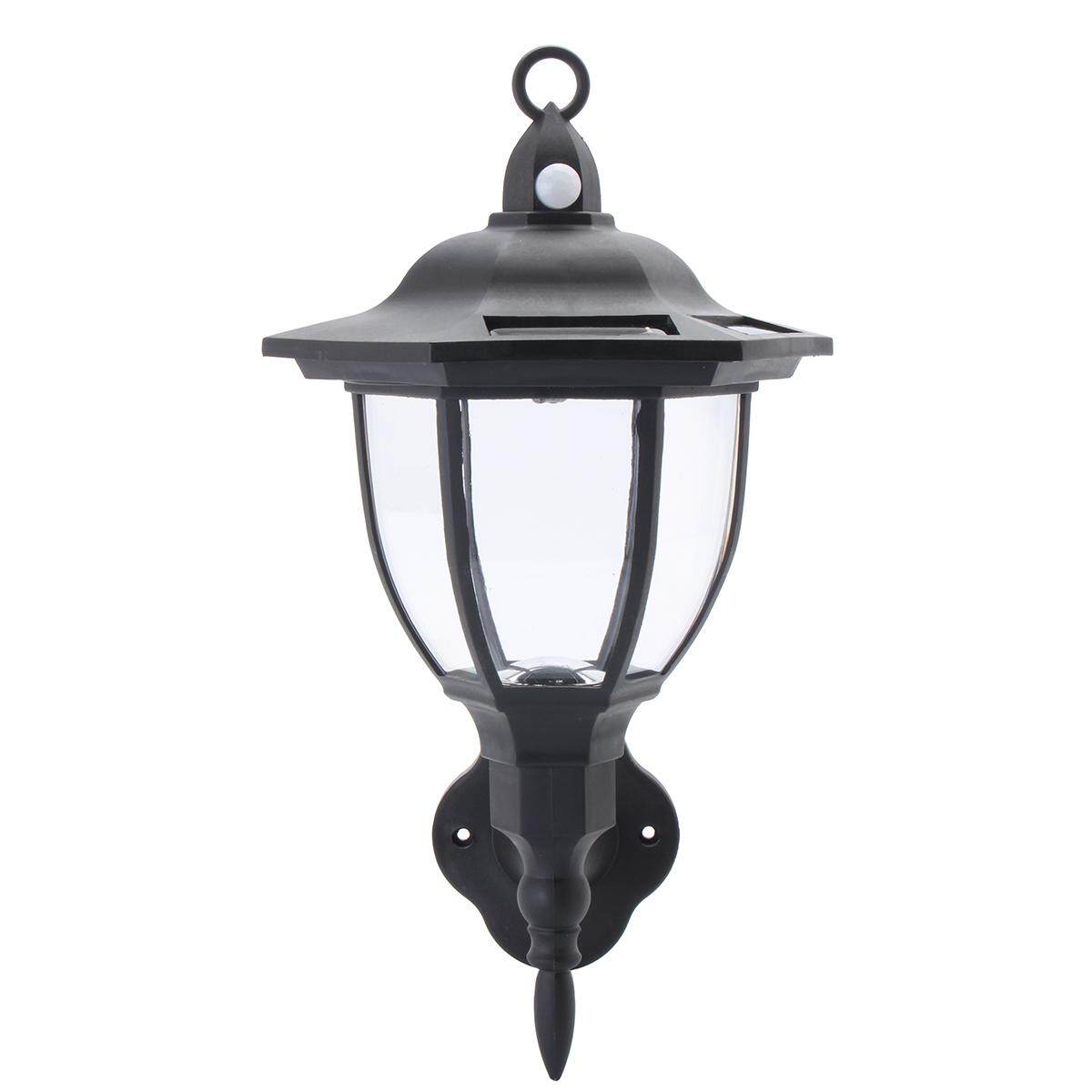 6 Sided Outdoor Wall Lantern Exterior Light Fixture Motion Sensor Garden Lamps - intl