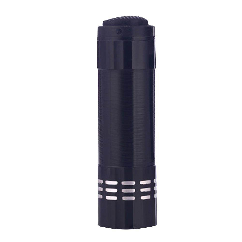 Mới 9LED Nhôm Nhỏ UV Tia Cực Tím Bút Có Đèn Pin Đèn Flash