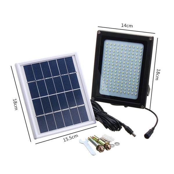 150 LED Solar Power Flood Light Sensor Motion Activated Outdoor Garden Path Lamp