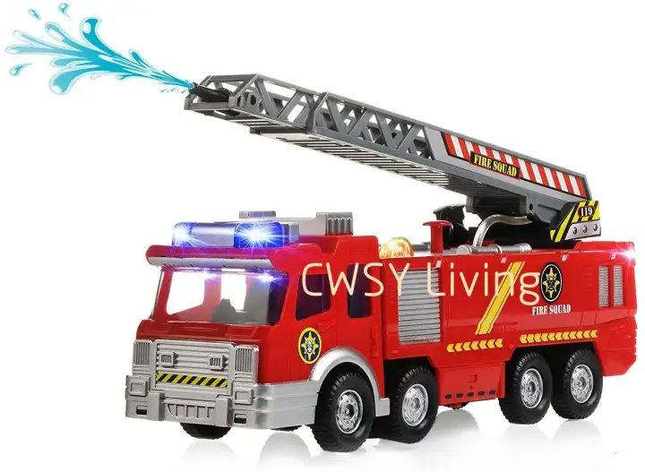 fire truck toy that shoots water