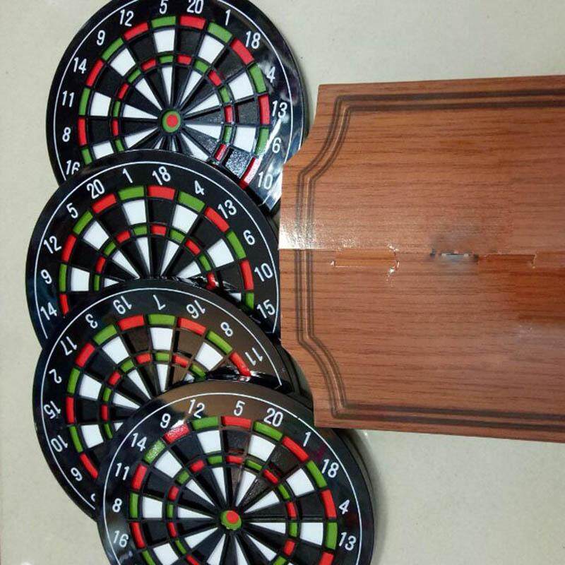 ABH 4pcs Dart Board Cup Pads Coaster Non-slip Placemat Mat