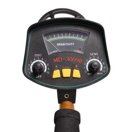 Yuci MD-3010II ใหม่ Deep GROUND Sensitive เครื่องตรวจจับโลหะทอง Digger Light Hunter สีดำ - INTL