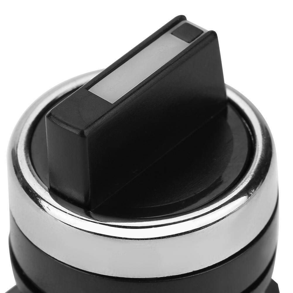 22mm 10A 2-Position Auto Reset Selector Momentary Rotary Switch LA38-11BX22