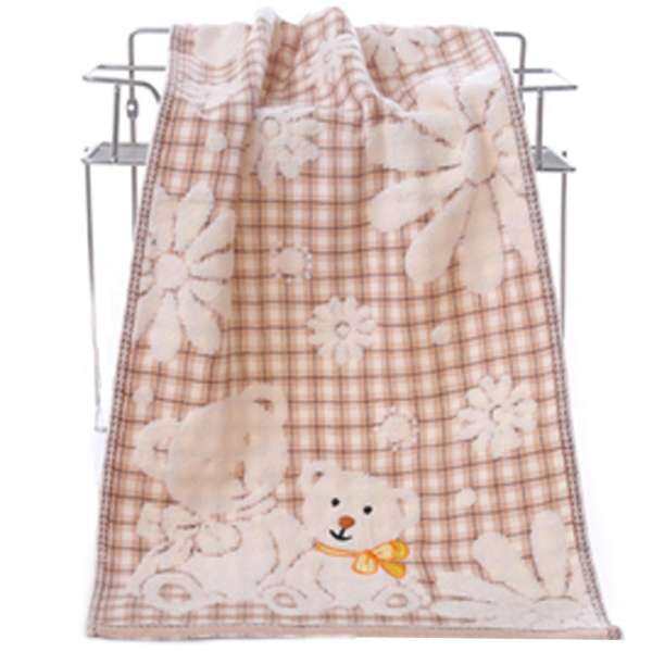 Exquisite design Cartoon Bear Bath Towel Cotton Face Towel Strong Water Absorption Compressed Soft Towels - intl