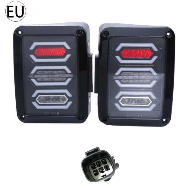 KGLFor Jeep Wrangler Đèn Hậu Cho Wrangler Rồng Phiên Bản Đèn Hậu Wrangler Sửa Đổi Đặc Biệt Đèn LED măng xông năng lượng mặt trời Họa Tiết Rằn Ri Nét Ta 016RAR Hội Jeep JK Wrangler 2007-2017