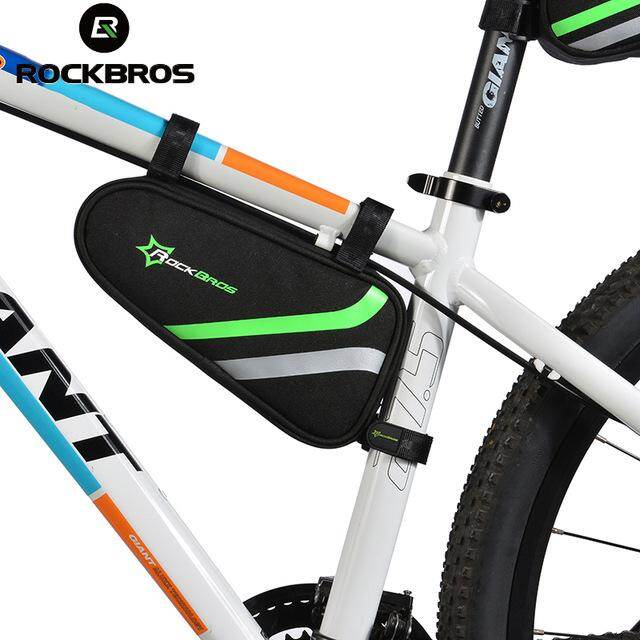ROCKBROS Waterproof Cycling Bicycle Bags MTB Road Bike Frame Front Triangle Bike Tube Bags Rainproof Bicycle Repair Tool Pannier Outdoor Sports Cycling Accessories