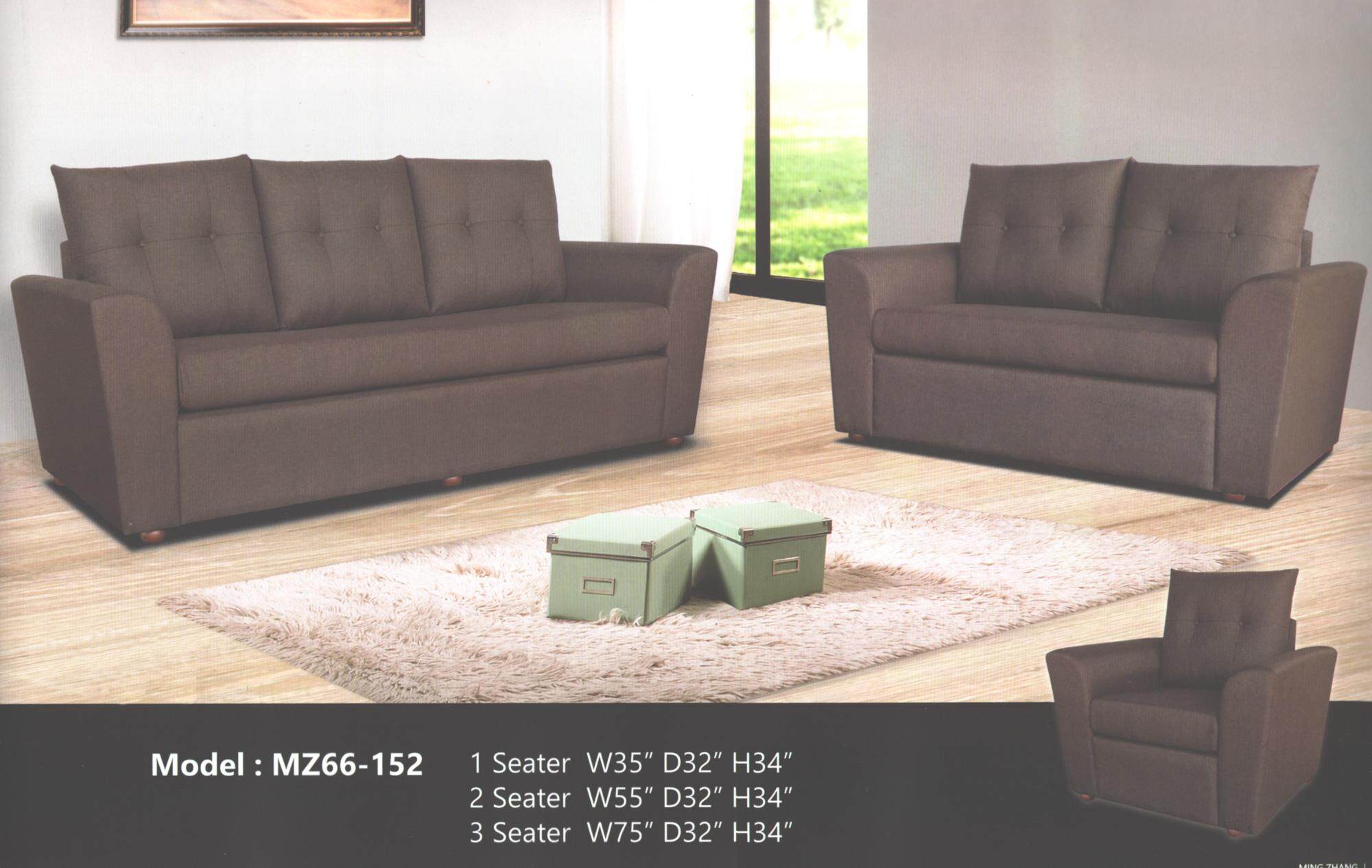 Light Brown Fabric Sofa 1 2 3 Seater Delivery Installation Within Klang Valley Only