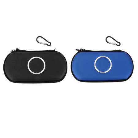 Miracle Shining 2 Packs Durable Carrying Case Pouch Bag for Sony PSP 1000/2000/3000 Console