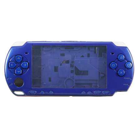 Shell Case ส่วนหนึ่งของโซนี่ PSP 2000 คอนโซลเกม Blue - INTL
