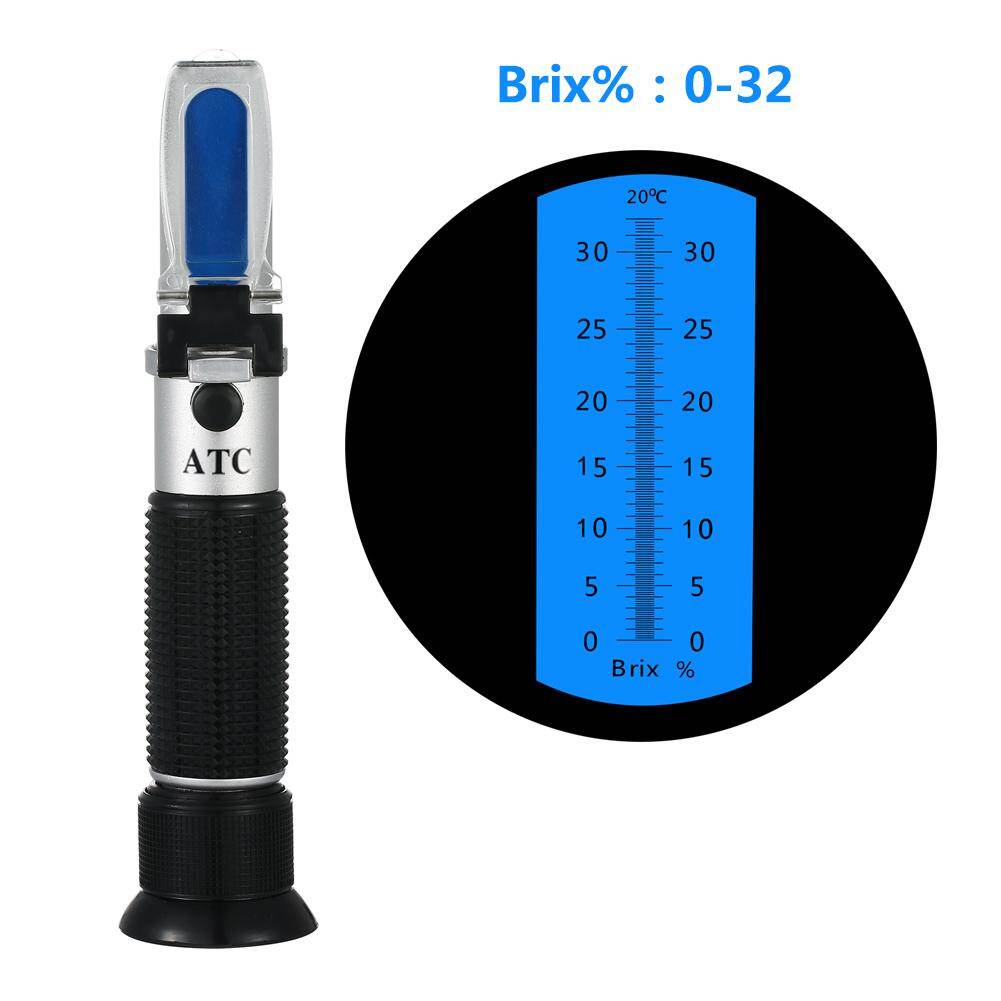 RCYAGO Máy Đo Khúc Xạ Kế 0-32% Ngang Máy Đo Khúc Xạ Cho Bia Đường Brix