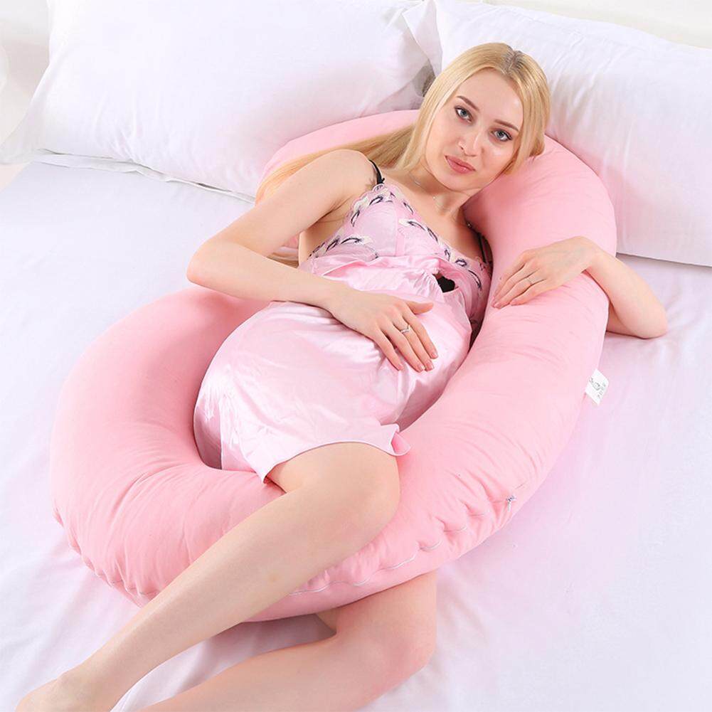 Multifunctional Pregnancy Pillow Comfortable U-Shape Cushion for Side Sleeping (Detachable & Washable) Dimensions:75x130cm