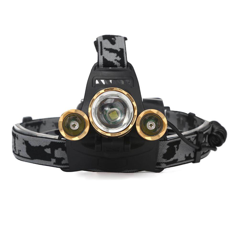 Super Bright LED Headlight Flashlight Torch 3x XM-L T6 Headlamp Head Light Lamp