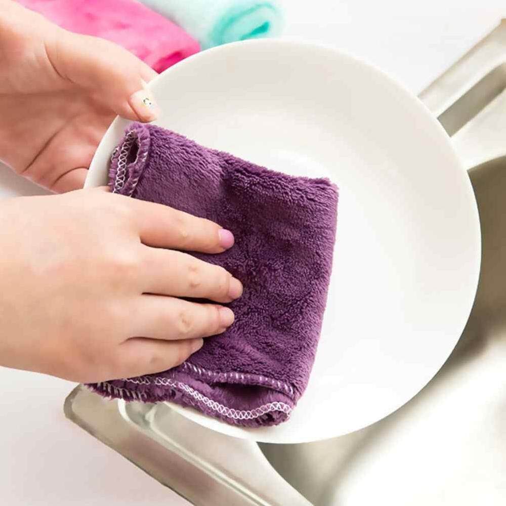 lagobuy 10Pcs/set Dish Towel Dish cloth Cleaning Cloths Kitchen