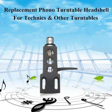 【การจัดส่ง + Super DEAL + จำกัด Offer】Black LP Turntable Headshell Mount สำหรับ Technics SL1200 SL1210 MK2