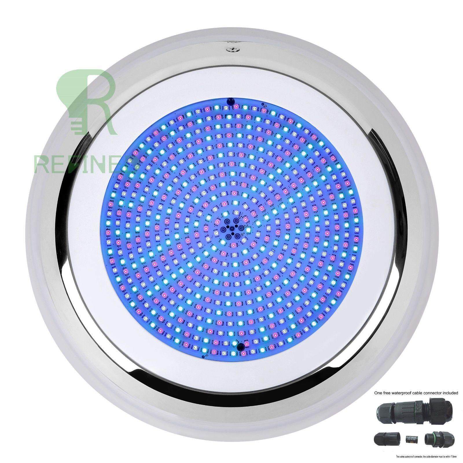 AC12V 441LED 35 Wát Nhựa Đầy LED 300 mét 35 Wát RGB Đồng Hồ Bơi Ánh Sáng