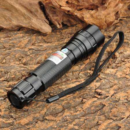 UltraFire WF-501B 5 มิลลิวัตต์เลเซอร์สีเขียวไฟฉาย - สีดำ (1x16430) - นานาชาติ