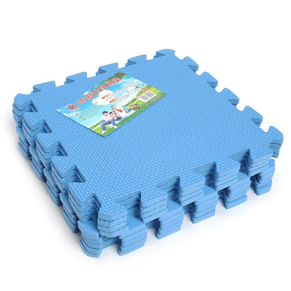 Aukey Storel 9pcs/Set Interlocking Puzzle Floor Foam Gym Mats Thick Squares Tile Kids Play hq