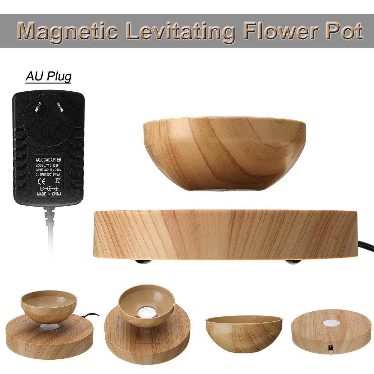 Magnetic Levitation Air Bonsai Suspension Flower Pot Potted Plant Gift - intl