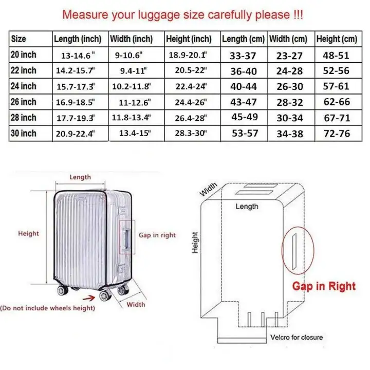 luggage size 30 inch