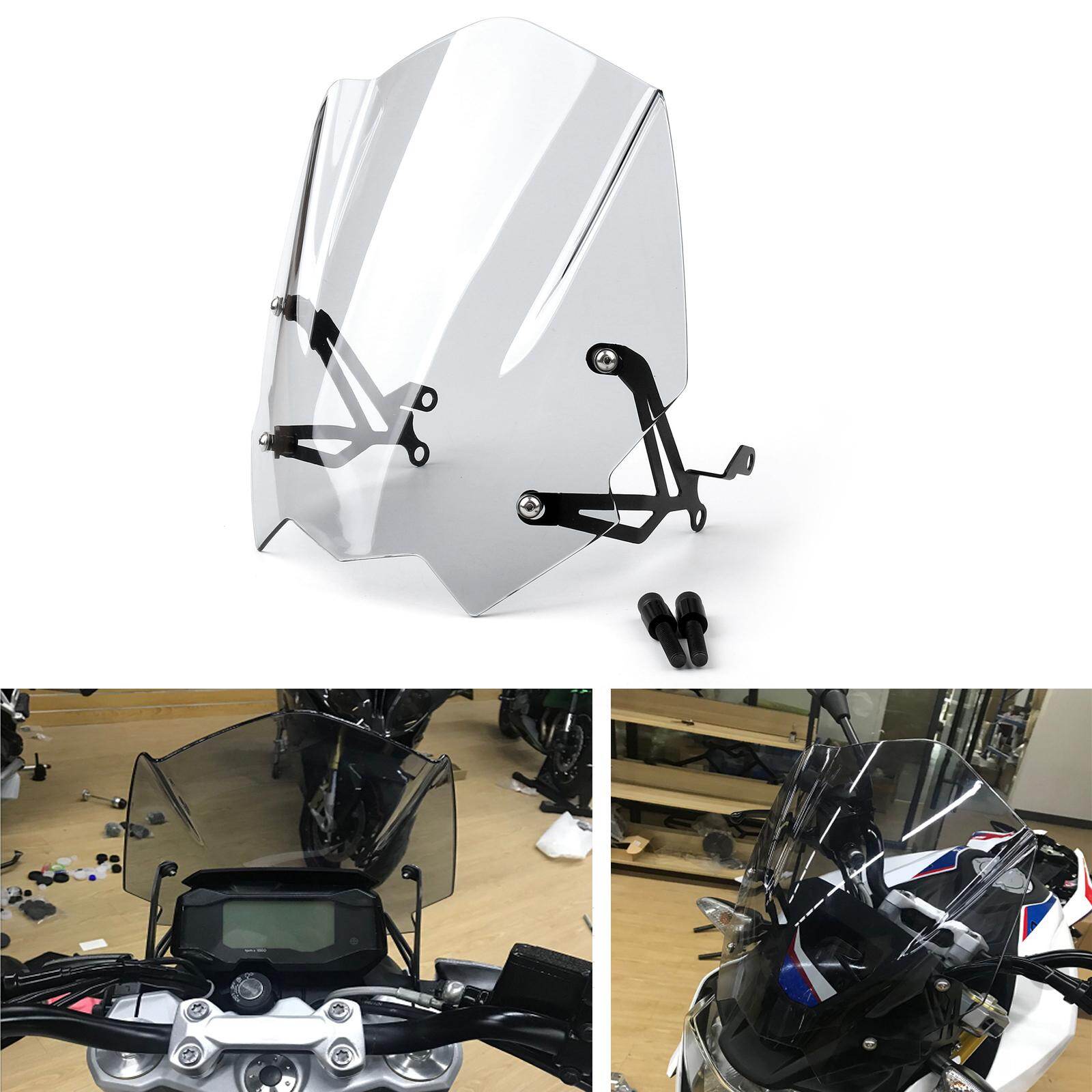 Areyourshop For BMW G310R 2017-2018 New Motobike ABS Plastic Windshield Windscreen Clear