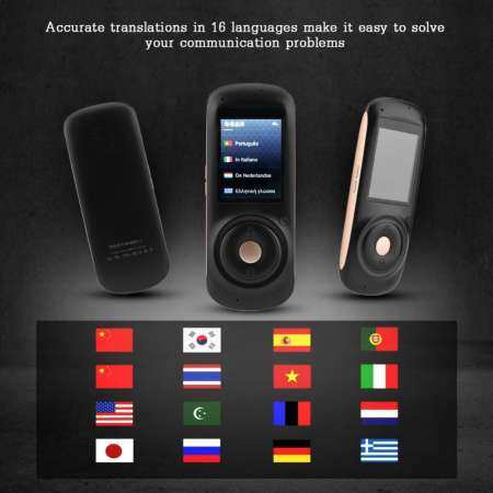 Voice Translator อัจฉริยะแบบพกพา Real Voice Translator Multi - Language ที่ถูกต้อง Travel Translator - INTL