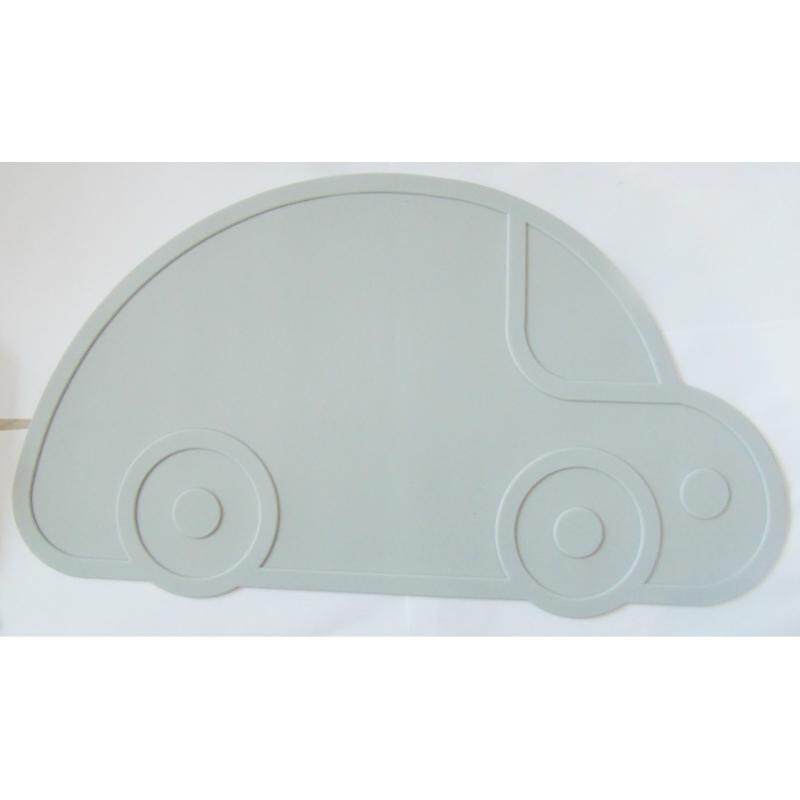 Nordic Danish wind car meal cushion car silicone dinner cushion green silicone heat insulation western food mat - intl