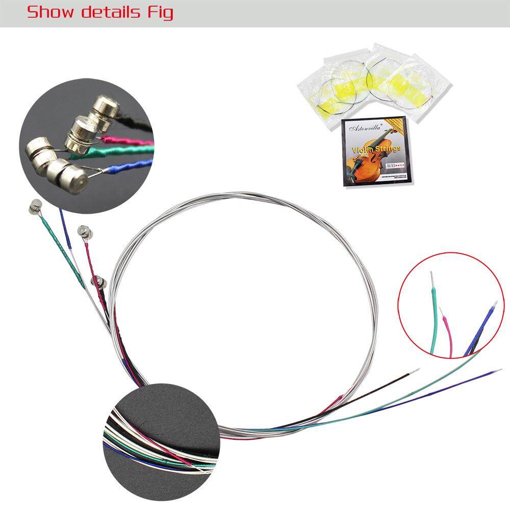 Violin Strings E-A-D-G Exquisite Stringed Musical Instrument Parts Accessories Specification:AV10 4 Pcs/set