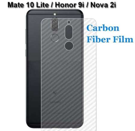 5 XIAOHUO 3D คาร์บอนไฟเบอร์เคสกันกระแทกด้านหลังฟิล์มสำหรับหัวเว่ย Y9 2019 Mate20 Pro Lite Mate20X Nova2 2 วินาที 3 3i 2i NovaPlus Honor8X ด้านหลังสติกเกอร์ป้องกันหน้าจอไม่ใช่แก้ว