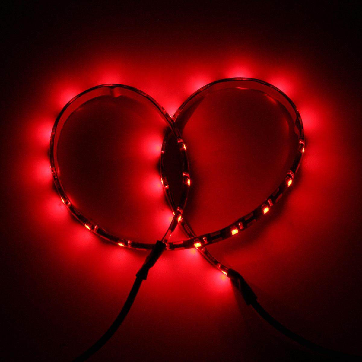 Colour Changing 5V RGB 5050 LED Strip USB TV Background PC Mood night Light lamp (Red) - intl