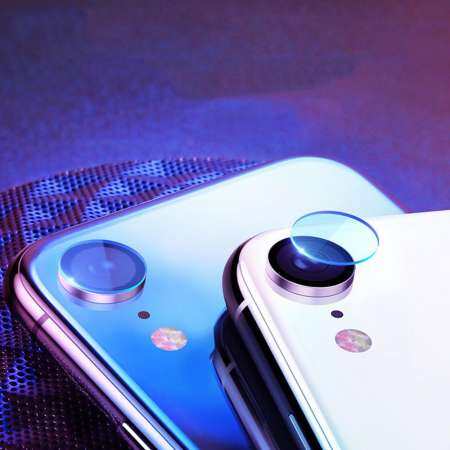 Bnenesmont 5 ชิ้นไม่มี Tempered เคสโทรศัพท์แบบกระจกฟิล์มกล้องสำหรับ iPhone XR 6.1 นิ้ว