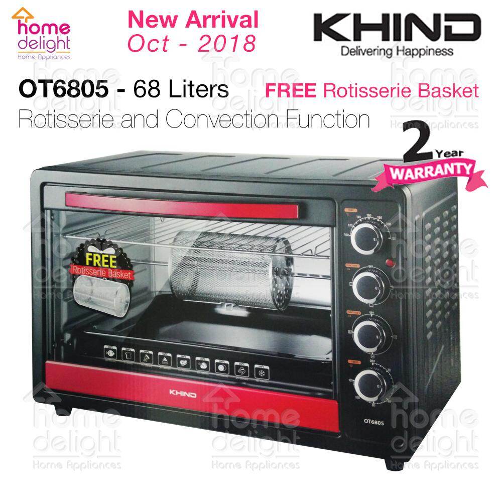 Khind Electric Oven 68l Ot6805 Lazada
