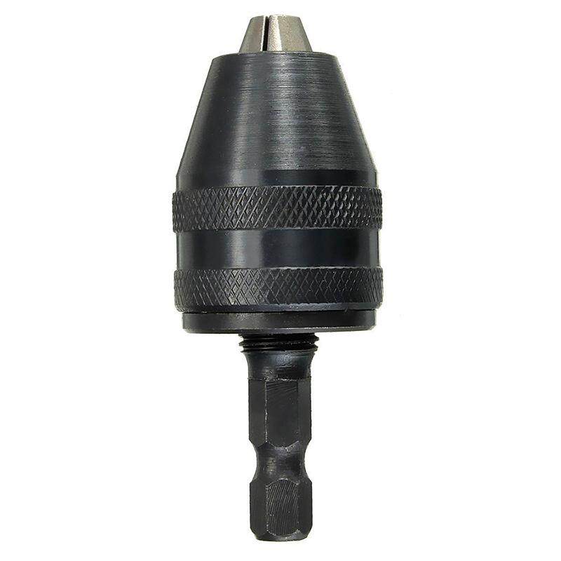 1//4/'/' Hex Shank Keyless Chucks Adapter Drill Bit Quick Change Driver 0.3-3.6mm