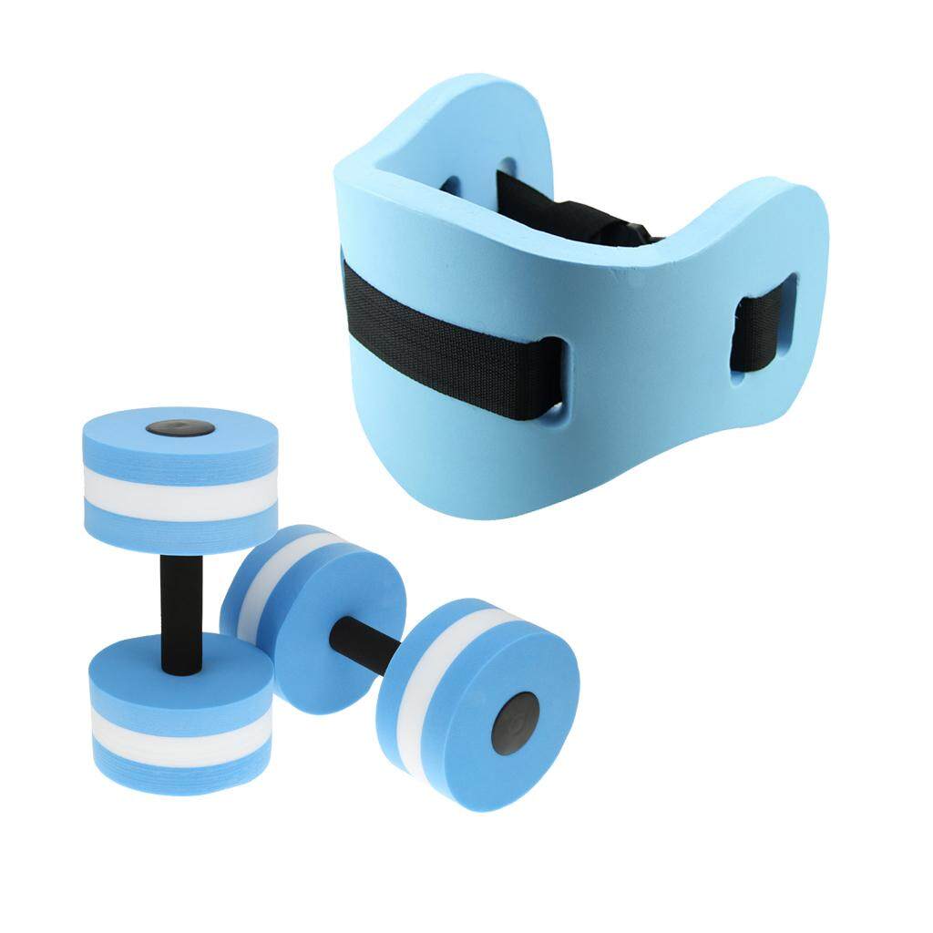 Flameer AQUATIC KIT Resistance Water Aerobics Pool Dumbbells Swim Belt