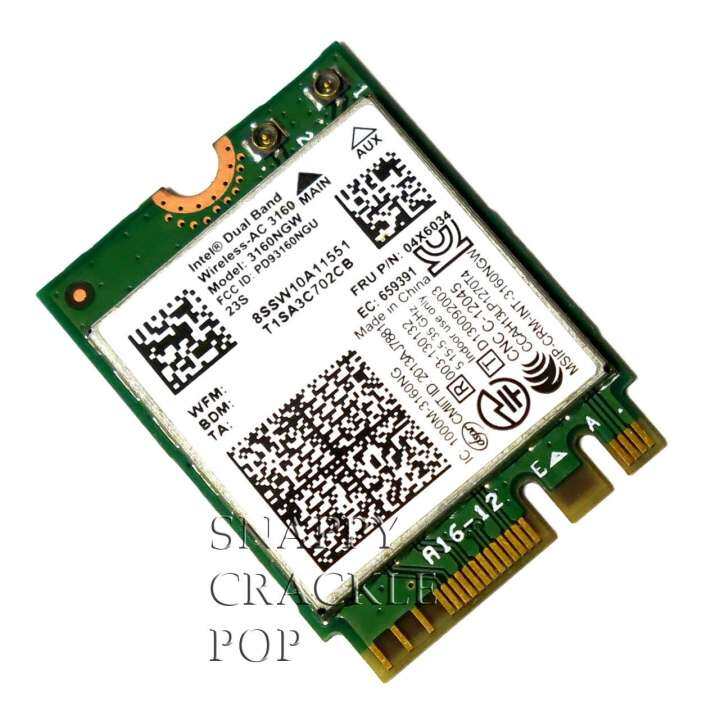 For Lenovo Flex 2 14 2 14d 2 15 Intel Dual Band Wireless Ac Bluetooth 4 Wlan Card Lazada