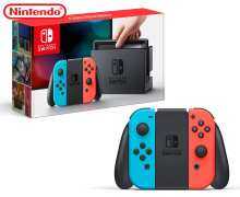 Nintendo Switch Neon Blue and Neon Red Nintendo Switch Neon Blue and Neon Red image
