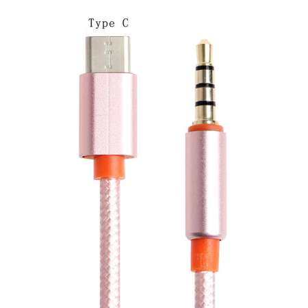 USB 3.1 ประเภท C ชาย 3.5 มิลลิเมตรชายหูฟังช่องรับสัญญาณเสียงตัวแปลงสายเคเบิลอะแดปเตอร์ - นานาชาติ