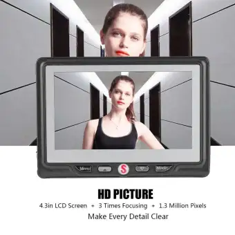 3x Zoom Digital Door Viewer Doorbell 24 Hours Security Peephole