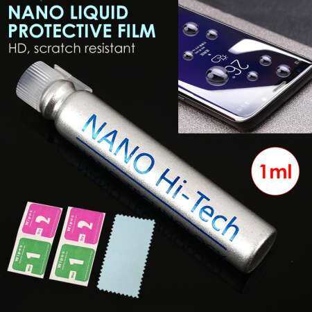 อุปกรณ์ป้องกันรอยหน้าจอแบบน้ำ Nano - Liquid ฟิล์มกันรอย Scratchproof 1 มิลลิลิตร NANO Anti - Shatter TOUCH สำหรับ Android IOS อุปกรณ์ป้องกันรอยหน้าจอแบบน้ำ Nano - Liquid ฟิล์มกันรอย Scratchproof 1 มิลลิลิตร NANO Anti - Shatter TOUCH สำหรับ Android IOS