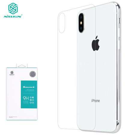 NILLKIN แบบกระจกนิรภัยเคสกันกระแทกด้านหลังฟิล์มกัยรอยโทรศัพท์แอปเปิ้ล iPhone XS MAX Amazing H ปกป้องหน้าจอฟิล์มป้องกัน (6.5 นิ้ว)