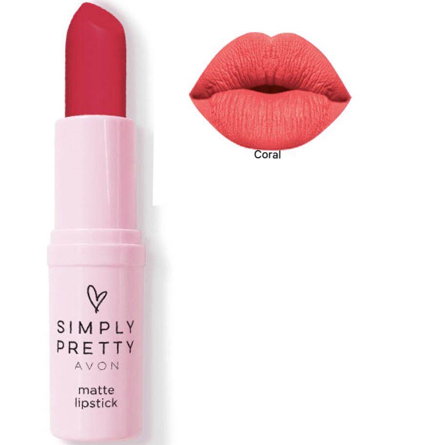 simply pretty avon lipstick