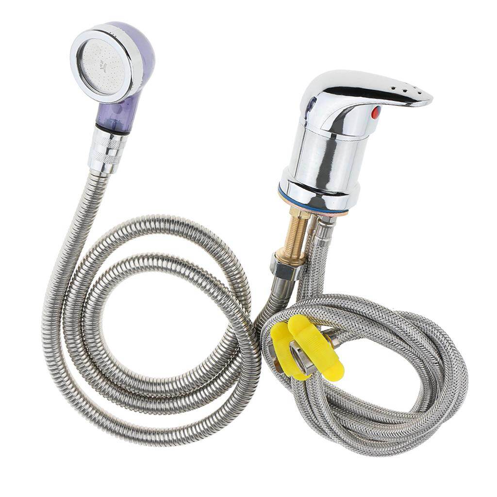 Magideal Hot Cold Faucet And Spray Hose For Beauty Salon Shampoo