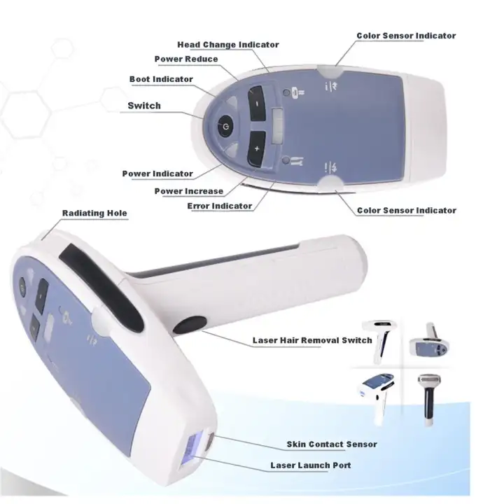 Pro Permanent Laser Hair Removal Machine Device Body Face Hair