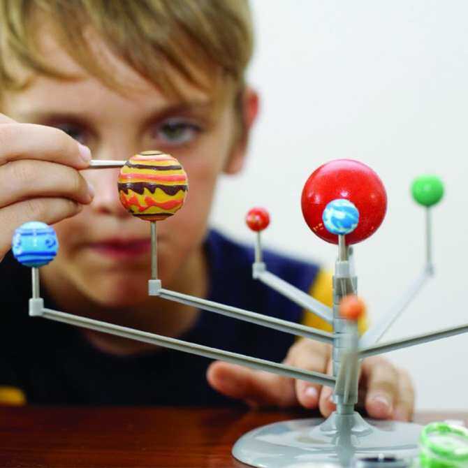 Wonderful Toy 3D Solar System Planetarium Model Learning Study Science Kits Educational Astronomy Model DIY Toy Gift Multicolor