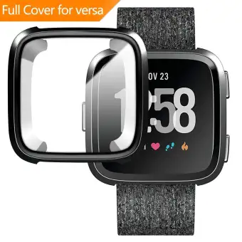 fitbit versa smartwatch black