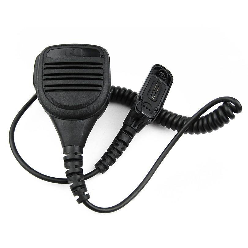 Military Shoulder Handheld Speaker Mic Microphone For Motorola CB Radio DP4800 DP4801 Walkie Talkie
