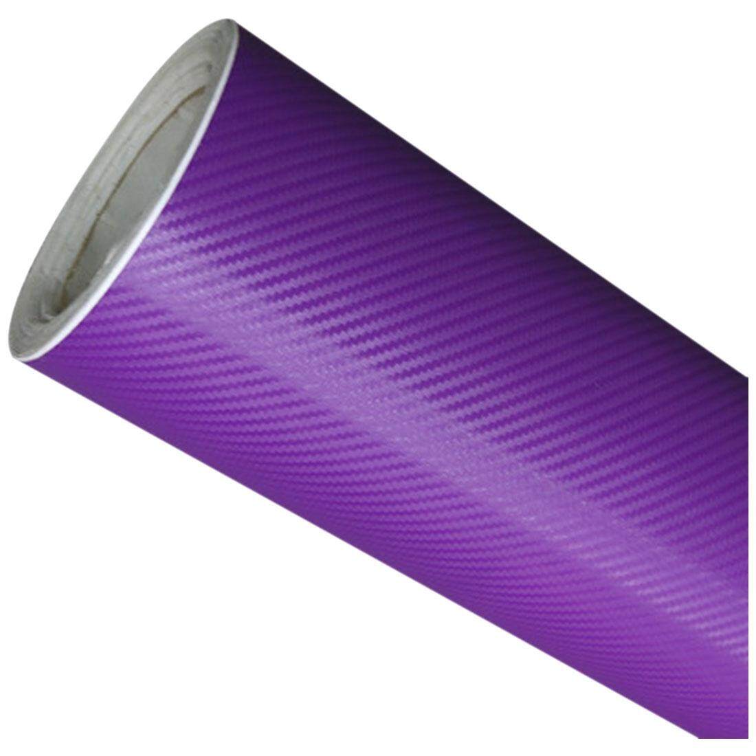 DIY 30x127 3D Carbon Fiber Decal Vinyl Film Wrap Roll Adhesive Car
