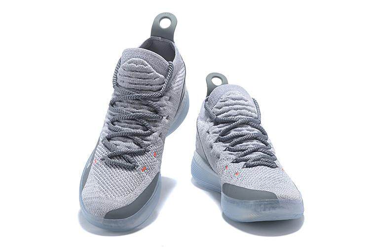 Sepatu Basket Nike_Original Kevin_Durant_11 Pria Basketaball Sepatu Ringan Putih Abu-abu Penjualan Global Kd