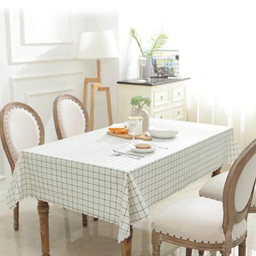 Square Tablecloth Anti-oil Waterproof Decor Table Cover Household Tablecloth 110cm*160cm - intl