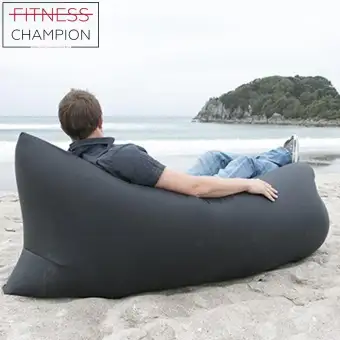 Fitchamp Inflatable Outdoor Indoor Lazy Air Bag Black