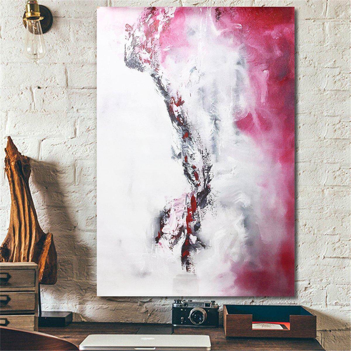 GUDI-Huge Fashion Hand Drawing Modern Abstract Painting Home Deco Canvas Art # 150x75cm
